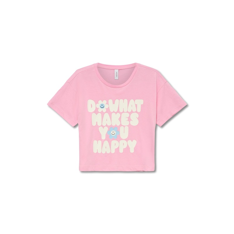 'Do what makes you Happy' Cropped T-Shirt
