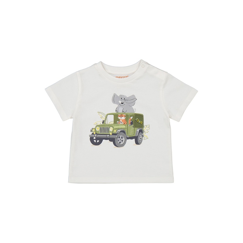 Elephant Vehicle Short Sleeve T-Shirt