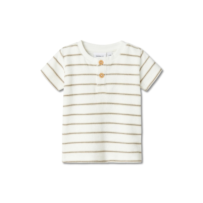 Organic Cotton Short Sleeve Striped Top
