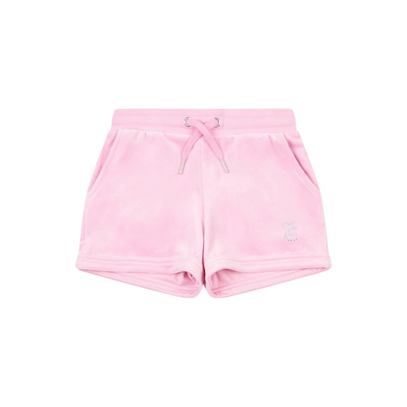 Diamante Velour Fold Up Short