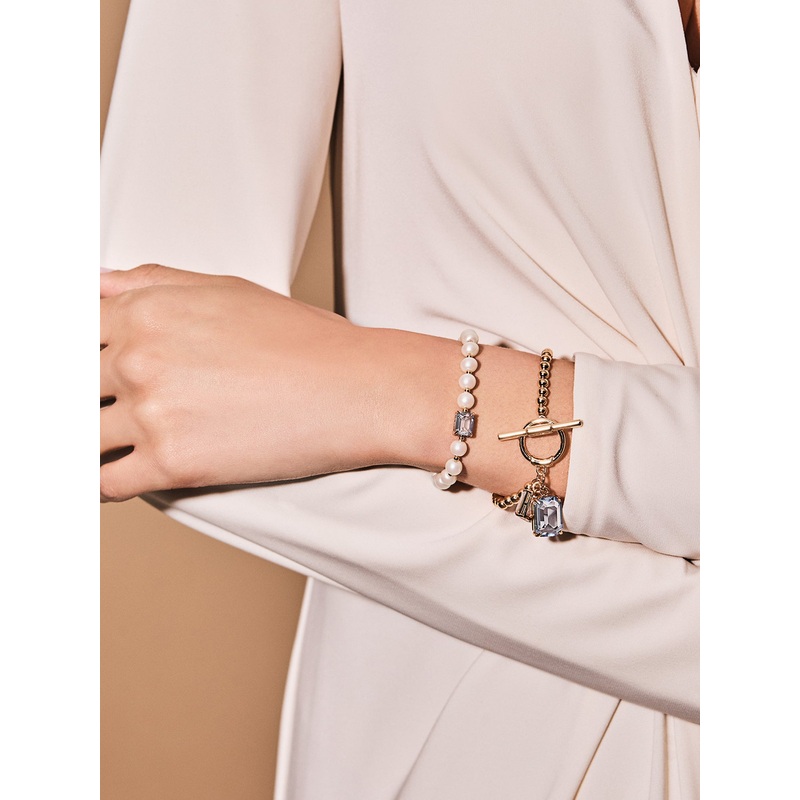 BR PEARL STONE SLIDER-GLDLT SAPP