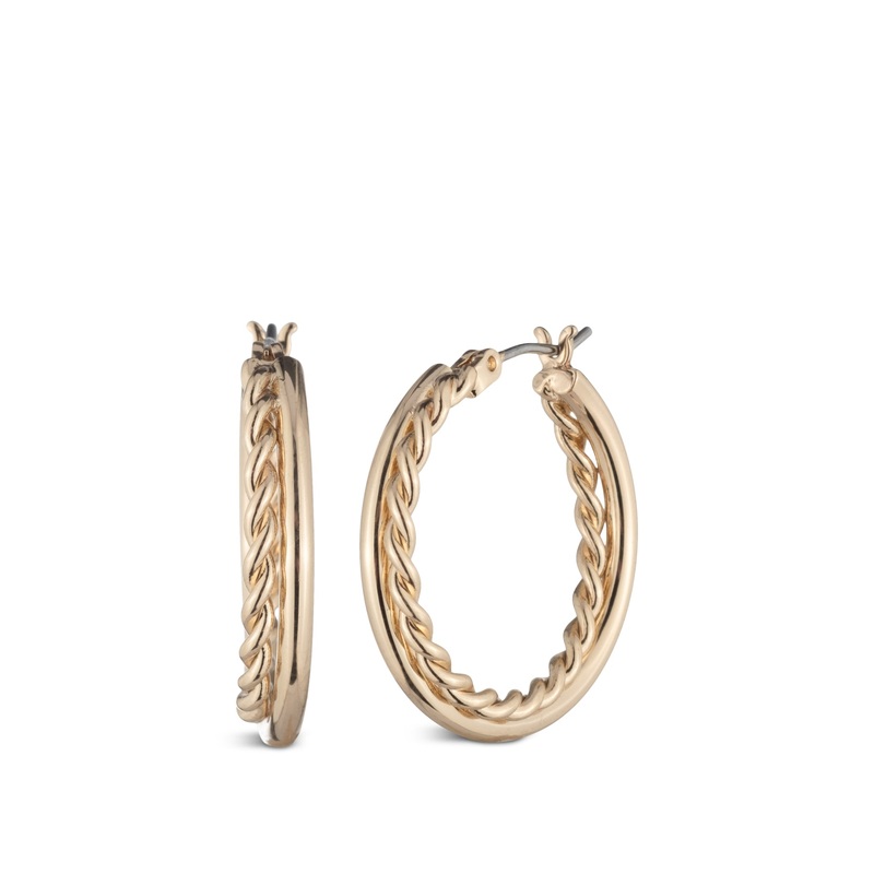PE 25MM ROPE TWIST HOOP-GLD