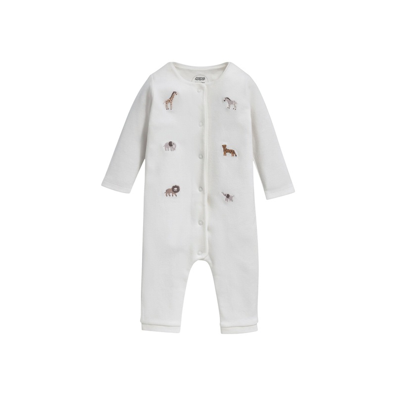 Safari Embroided Romper