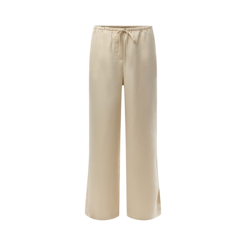 Breya Satin Drawstring Trouser