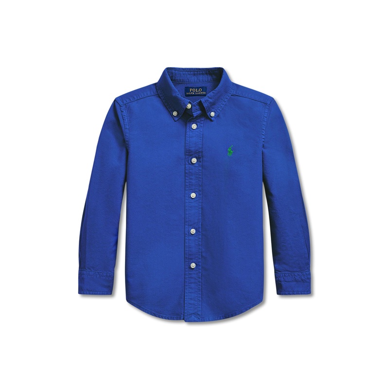 Garment-Dyed Cotton Oxford Shirt