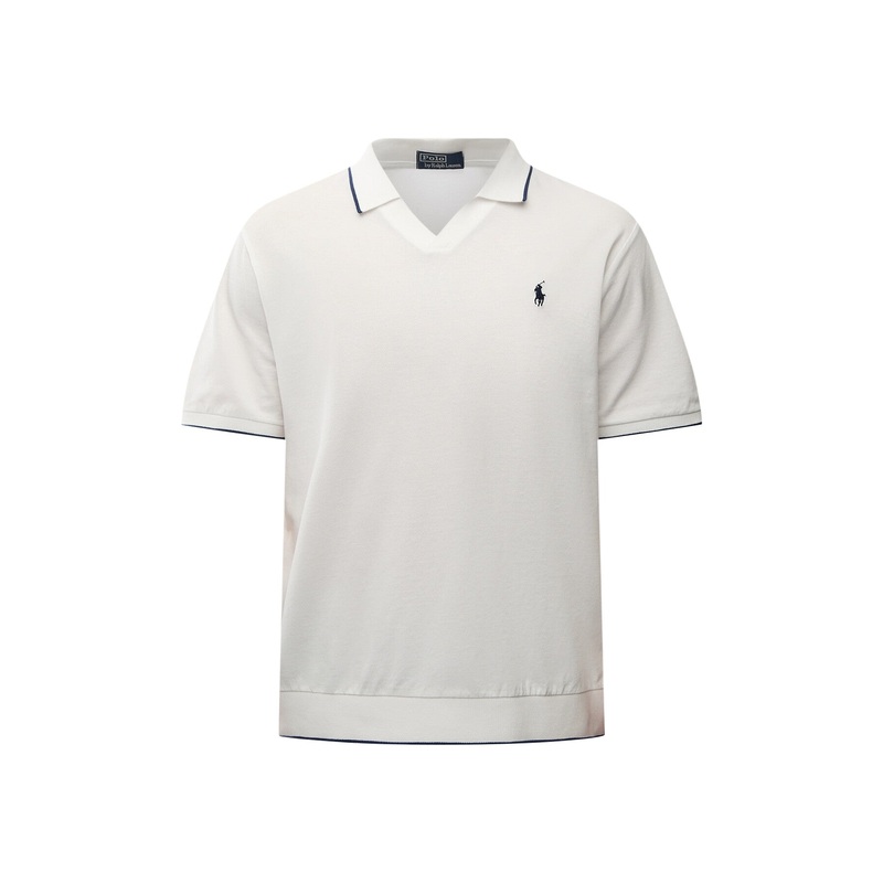 Jacquard Mesh Polo Shirt