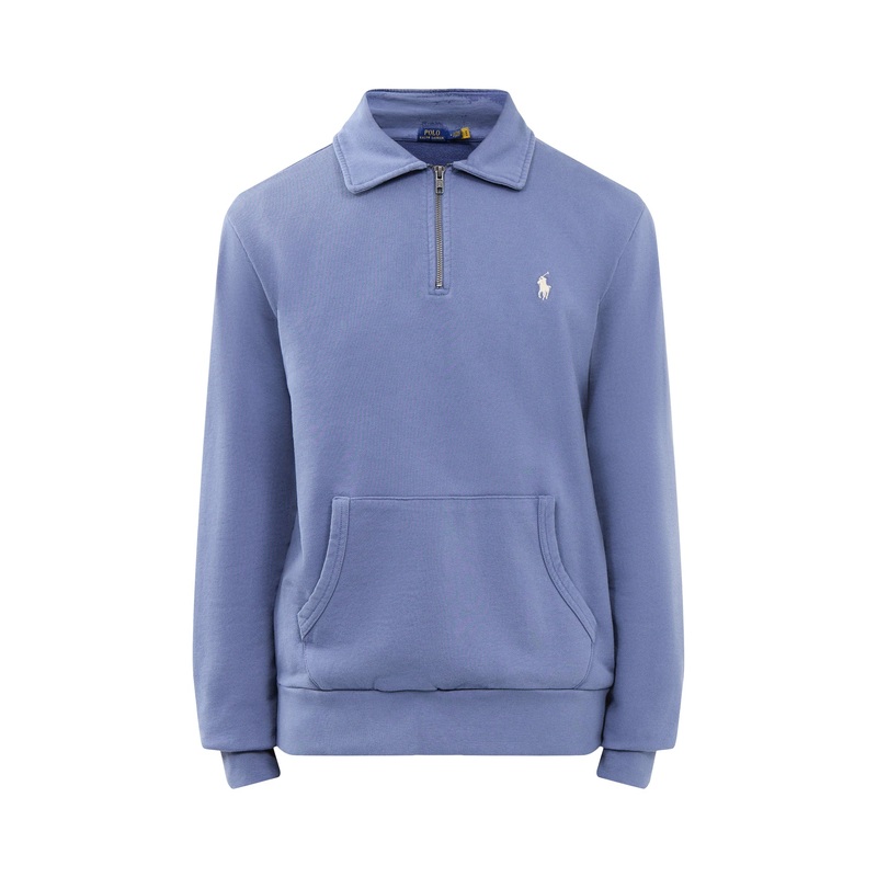 Loopback Terry Roo Pocket 1/4 Zip Sweatshirt
