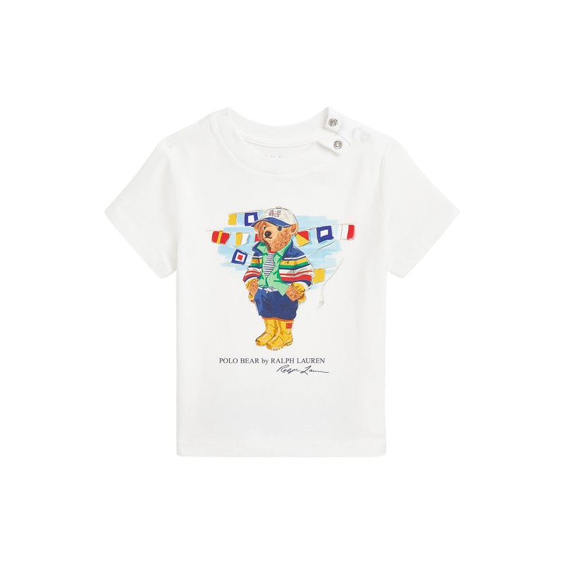 Polo Bear Cotton Jersey T-Shirt