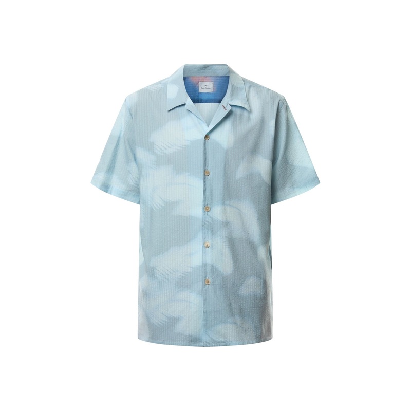 Seersucker Smudges S/S Shirt