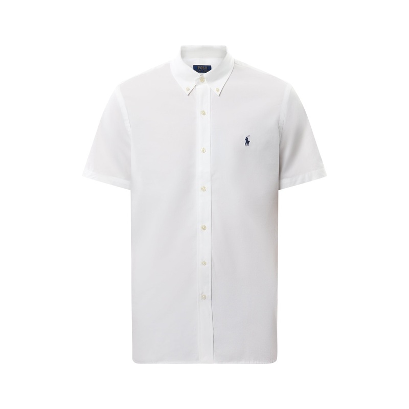 Stretch Poplin Short Sleeves Shirt