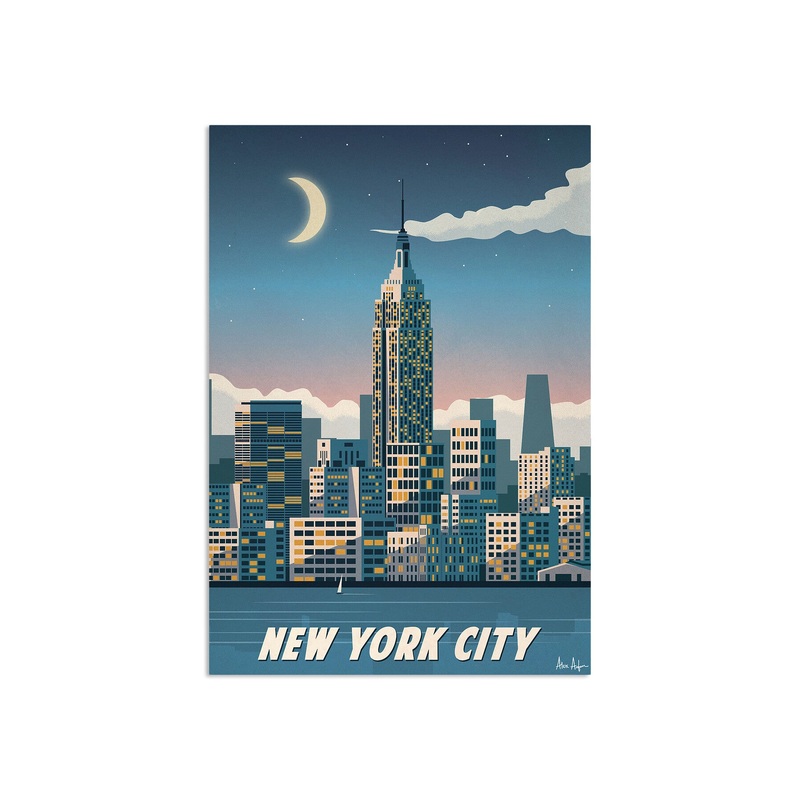 Alex Asfour New York City Poster