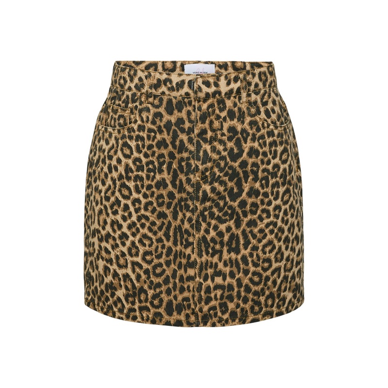 Pippa Short Leopard Skirt