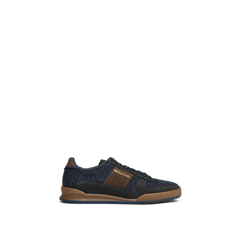 Rye Leather Trainers Blue