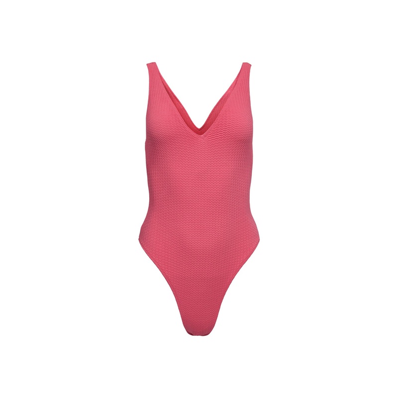 Sea Dive Deep V Neck One Piece Swimsuit