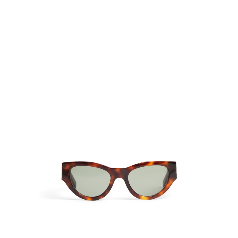 SLM94 Cat-Eye Tortoise Acetate Sunglasses