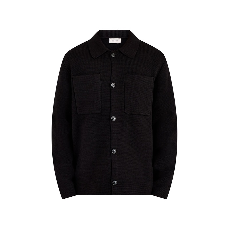 Fischer Cotton Milano Overshirt Black