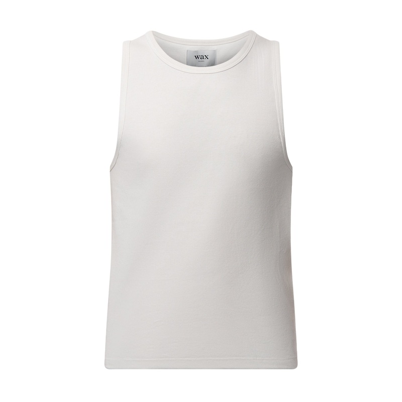 Montague Vest Rib White