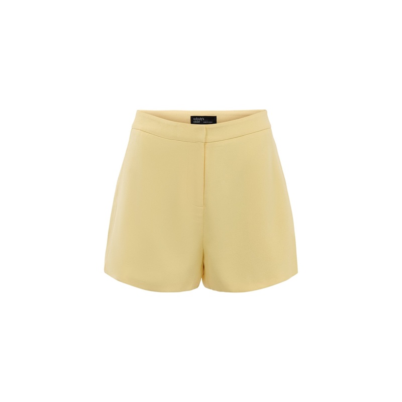 Butter Yellow Harper Tailored Shorts