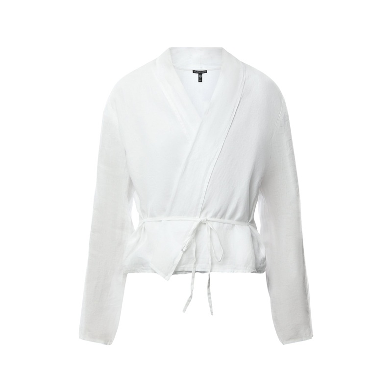 Classic Collar Slvless Shirt Linen