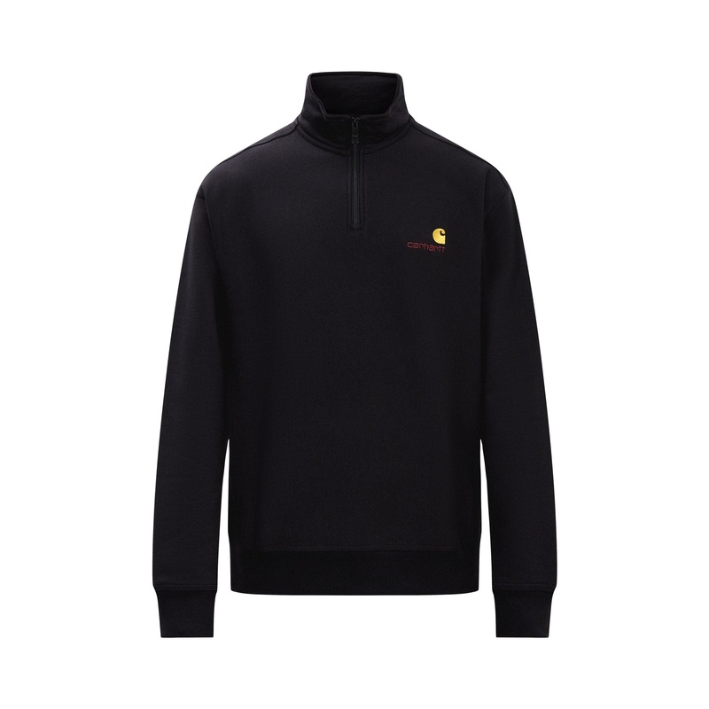 Half Zip American Script Sweatshirt