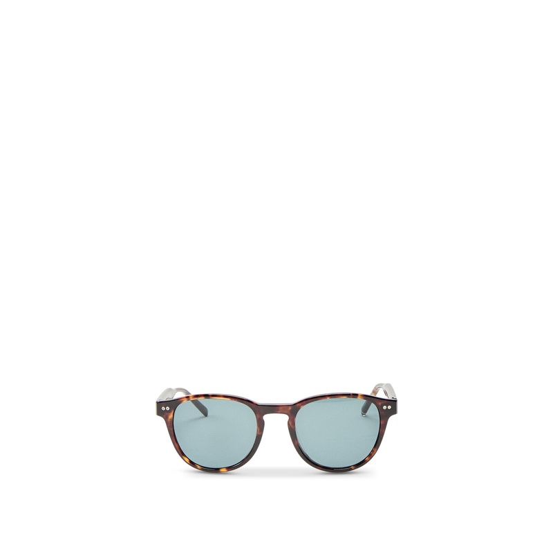 Mens Round Havana Sunglasses