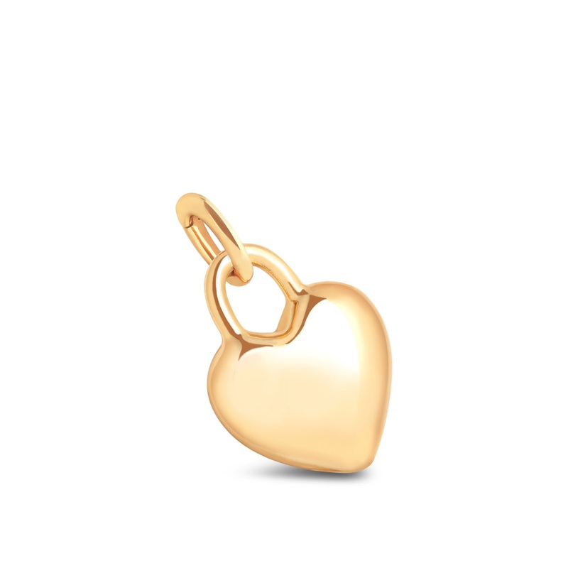 Plain Metal Heart Charm