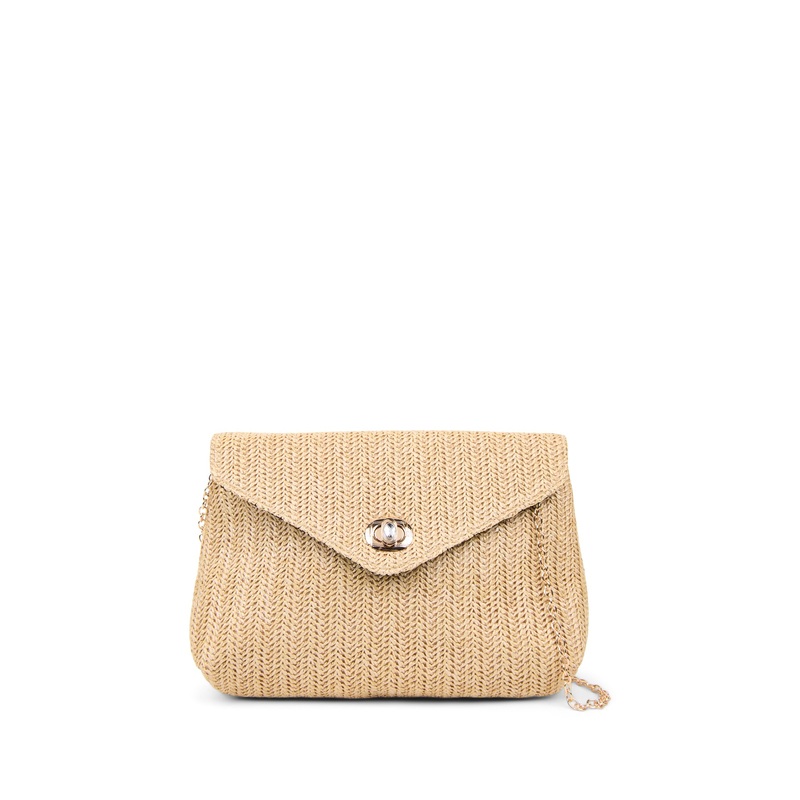 Raffia Clutch Bag