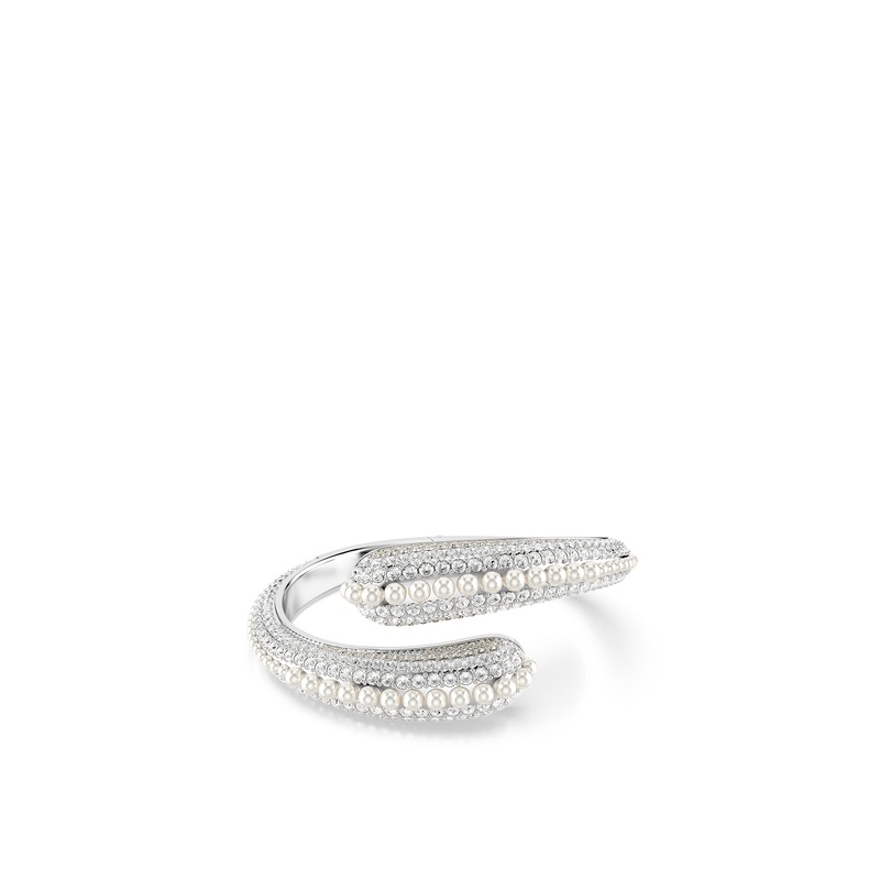 Sublima Crystal Pearl Cuff Bracelet