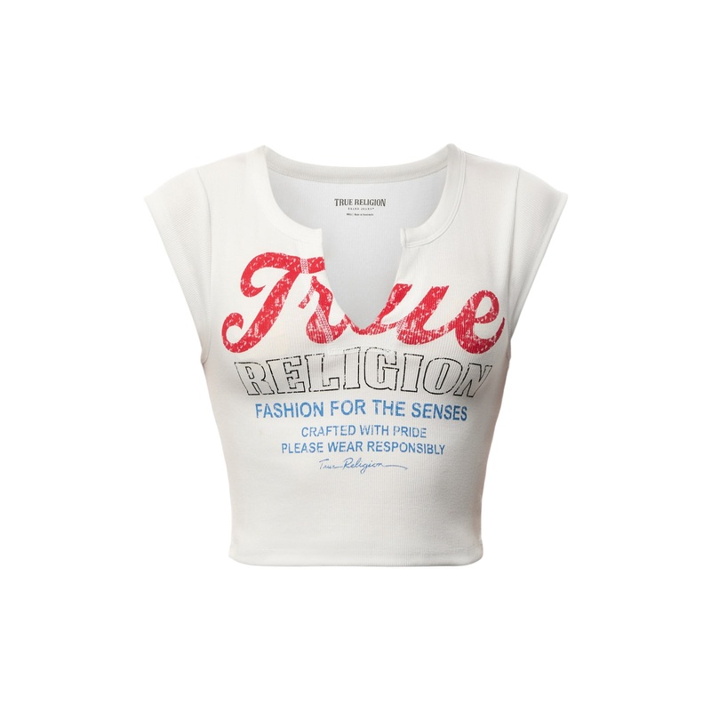 Vintage TR V Notch Rib Top