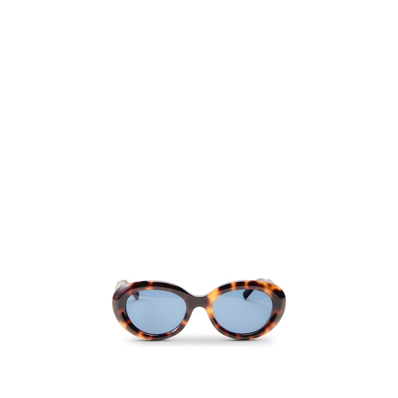 Womens Round Havana Sunglasses