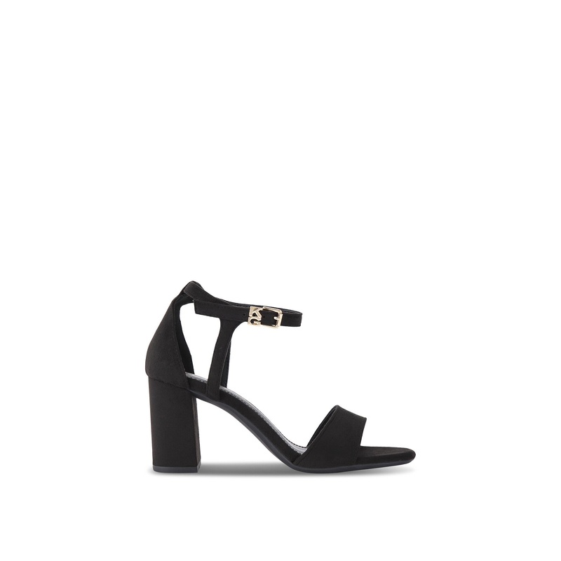 Faryn Microsuede Block Heels