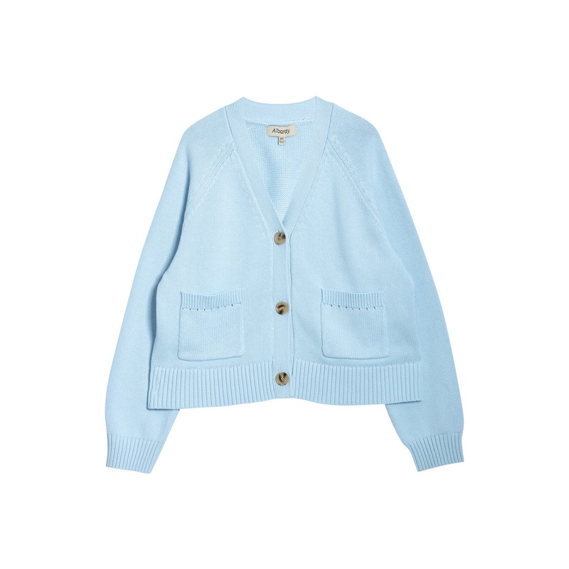 Relaxed V Neck Cardigan