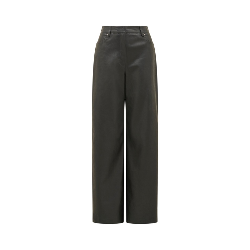 Benni Vegan Leather Wide Leg Pants
