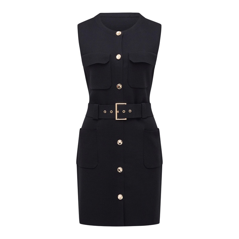 Parker Luxe Utility Mini Dress