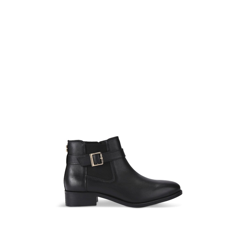 SILVER LOW ANKLE BOOT