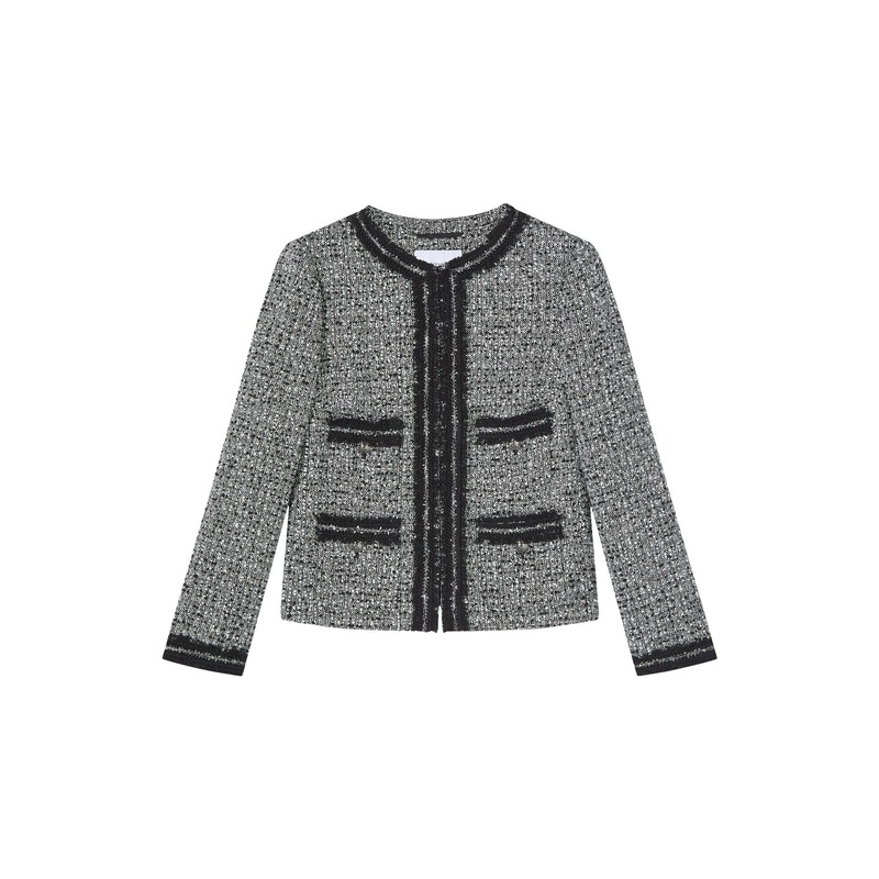 Charlie & Ivory Tweed & Trim Jacket