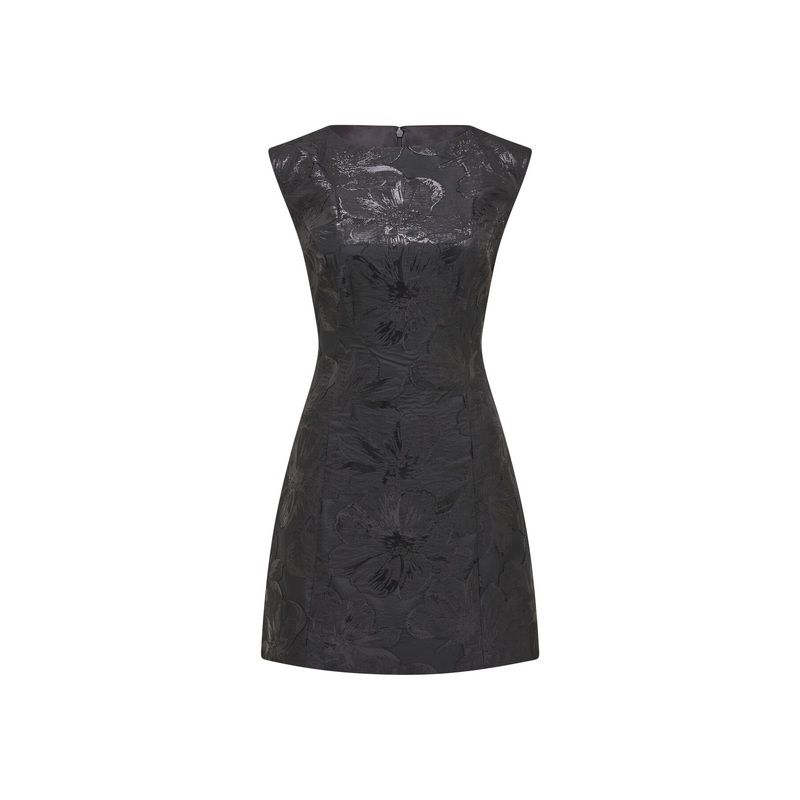 Evan Jacquard Mini Dress