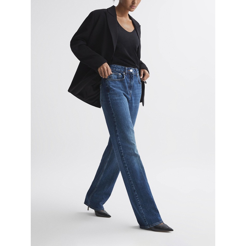 Gwyneth Leather Contrast Court Shoes