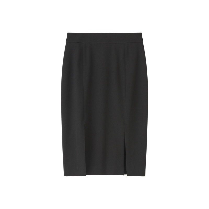 Sky Lenzing Ecovero Viscose Blend Crepe Pencil