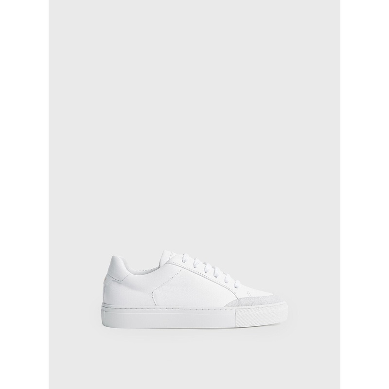WhiteAshley Leather Trainers