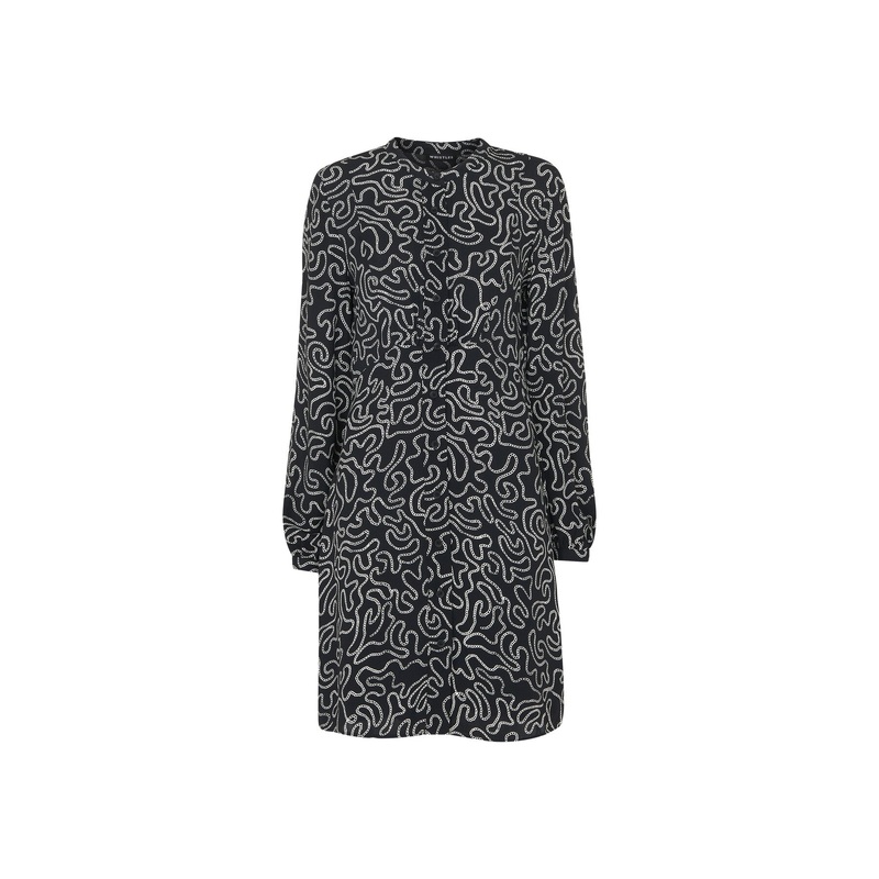 Chain Print Flippy Dress