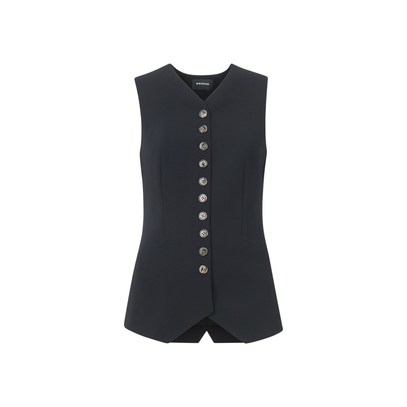Cora Crepe Waistcoat