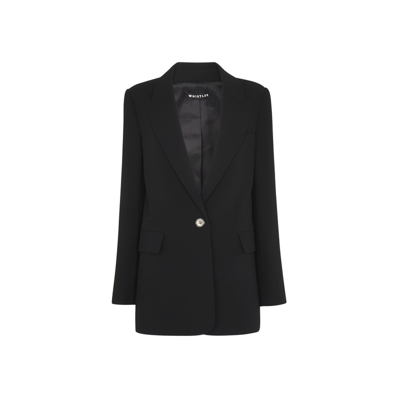 Crepe Boyfriend Blazer