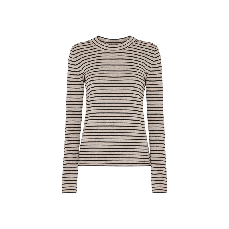 Fine Crew Stripe Knit