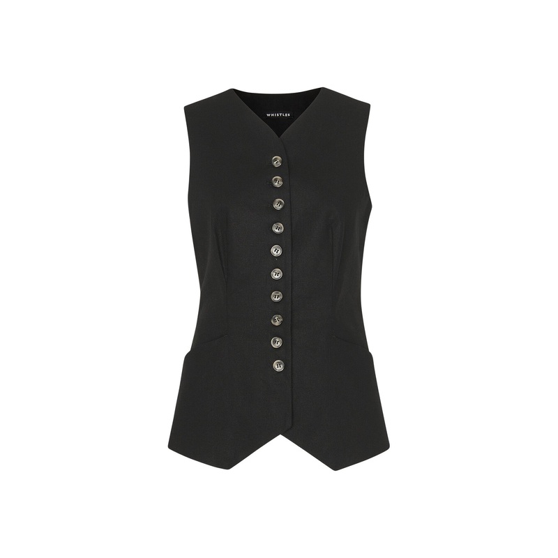 Lindsey Linen Blend Waistcoat