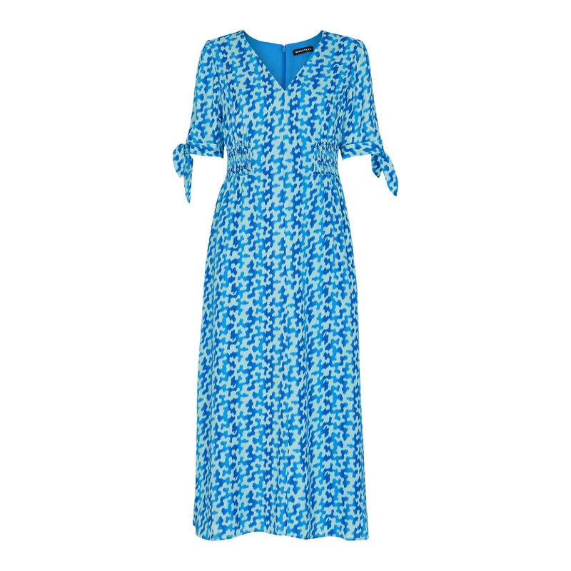 Hazy Coral Midi Dress