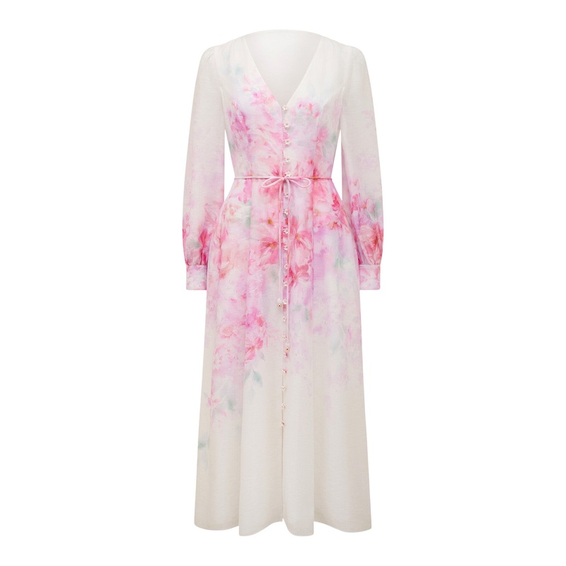 Kahlani Printed Midi Dress