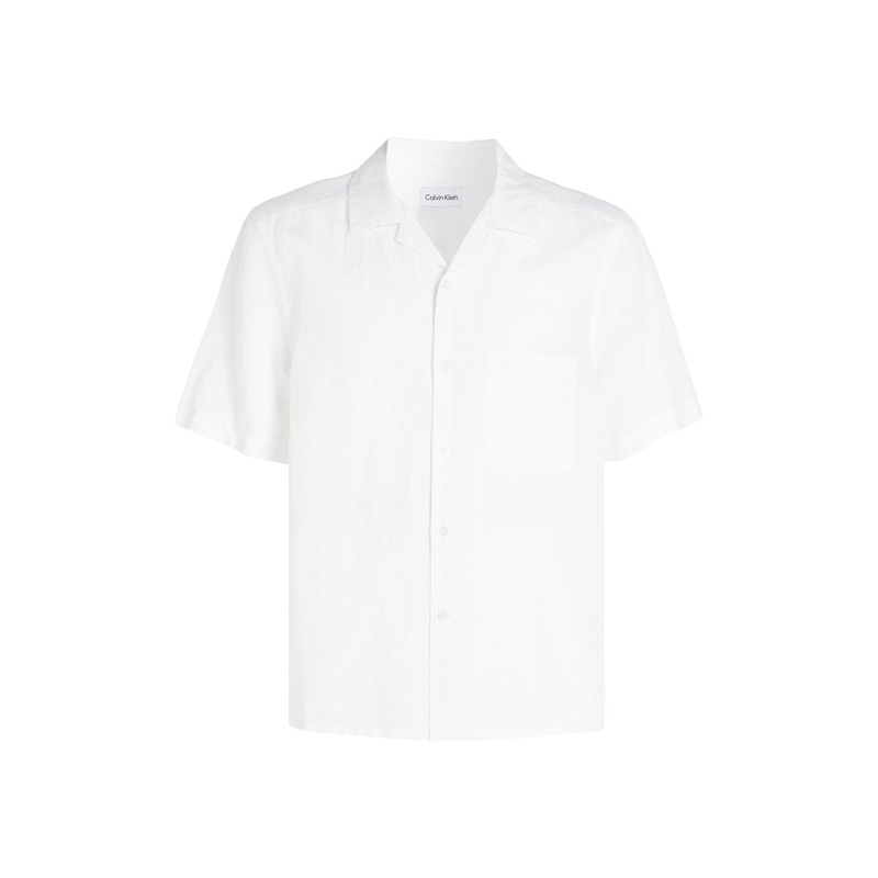 Linen Cotton Cuban Pocket Shirt