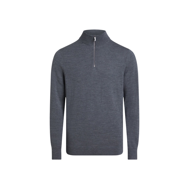 Merino Zip Neck Jumper