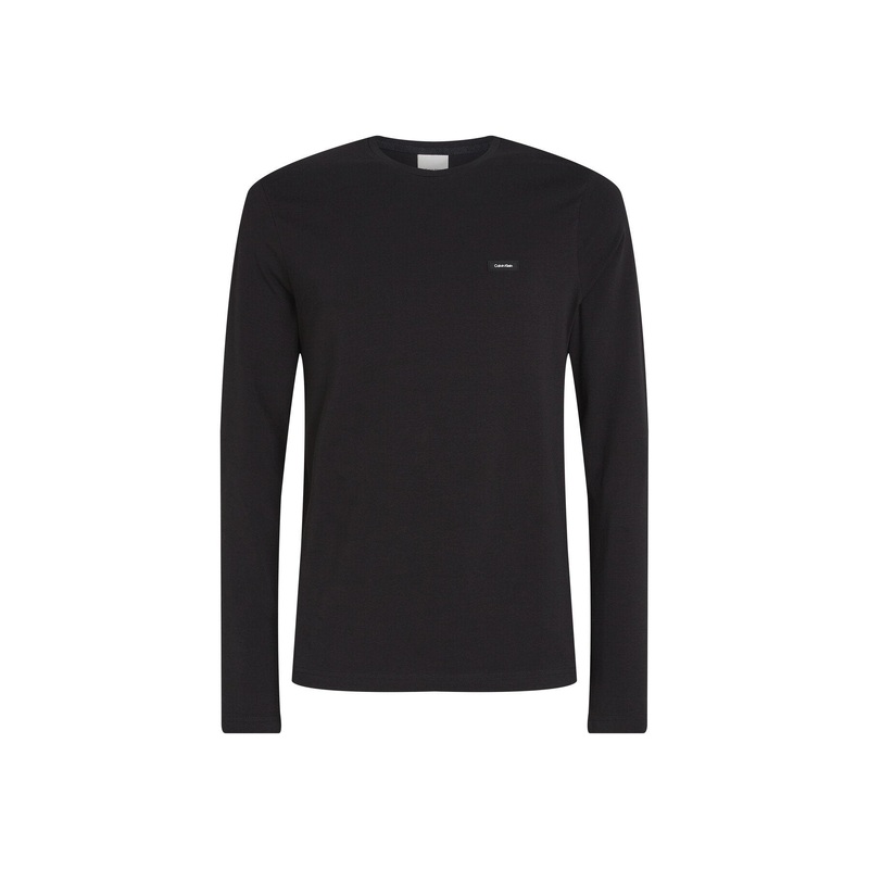 Slim Stretch Cotton Long Sleeve T-Shirt